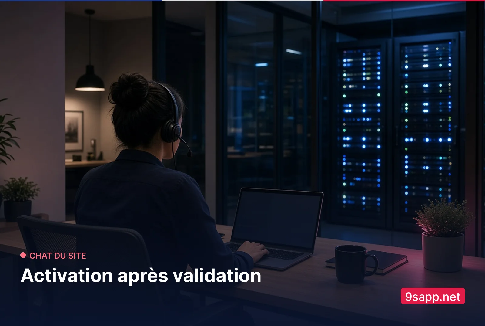 Activation de l’essai IPTV France depuis le chat 9sapp.net