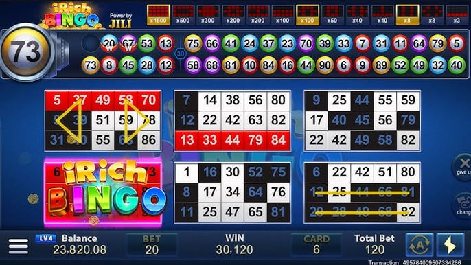 Irich bingo jackpot