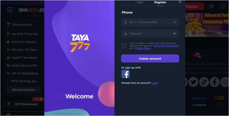 taya777 register